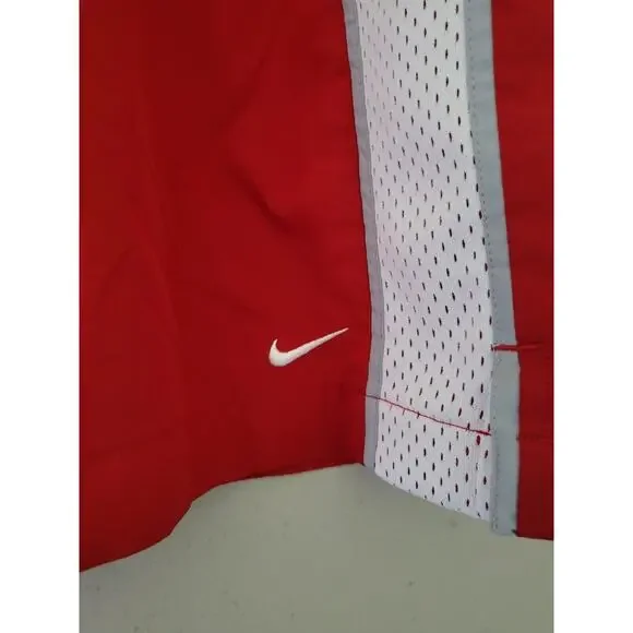 Nike Red Running Shorts Drawstring Medium - Picture 6 of 8